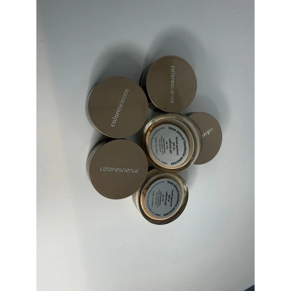 Colorescience Loose Mineral Foundation Sunscreen SPF 20 California Girl 5 Jars